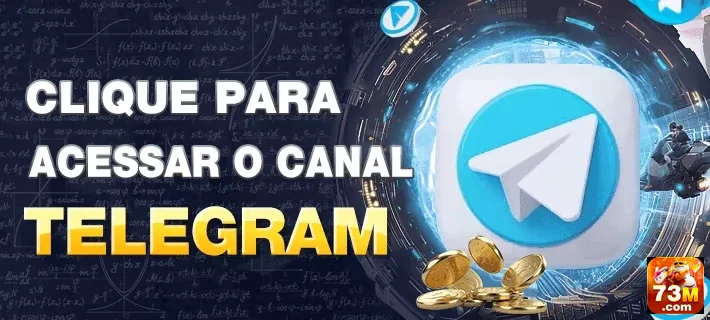Botão de acesso ao canal Telegram de segurança 73m.