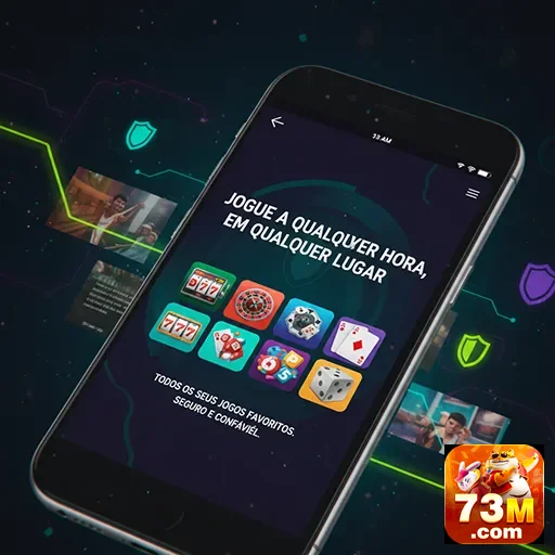 Jogadores aproveitam slots em dispositivos móveis no 73m.