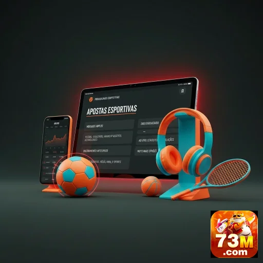 Imagem representando apostas esportivas e suporte no 73m.
