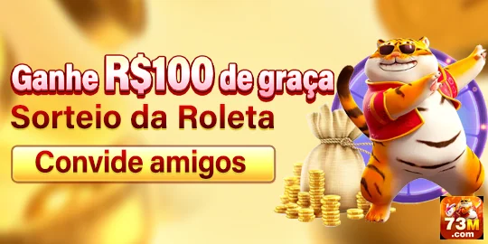 Sorteio da roleta na 73m oferece R$100 para jogadores.