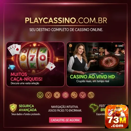 Imagem do aplicativo 73m mostrando caça-níqueis e crupiês ao vivo.